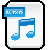 icon of audio file