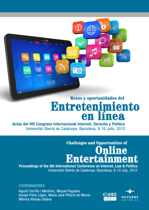 Proceedings cover for Challenges and Opportunities of Online Entertainment