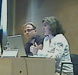 Left to right: Pere Fabra, Marta Poblet
