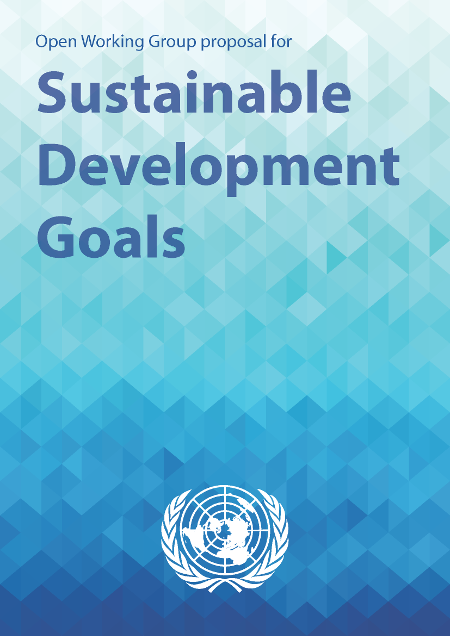 Cover of the Open Working Group Proposal for Sustainable Development Goals