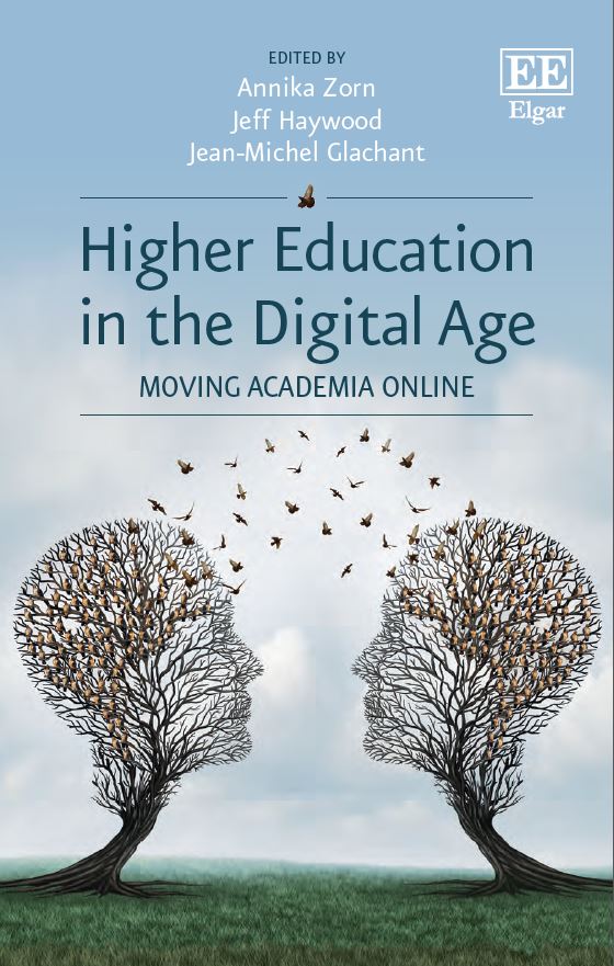 Book cover for Higher Education in the Digital Age. Moving Academia Online