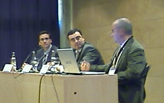 Left to right: Agustí Cerrillo, Juan Miquel Márquez, Julián Valero